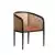 Mera Chair (Black Ash Frame, Tan Leather Seat)