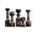 Wood Candle Holders (Set of 5)