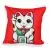 Lucky Cat Double-Sided Cushion Cover (45x45 cm)