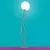 OMINO Small Poser Lamp (Dove Gray)