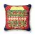 Traditional Flower Plaque Cushion Cover (45x45 cm)