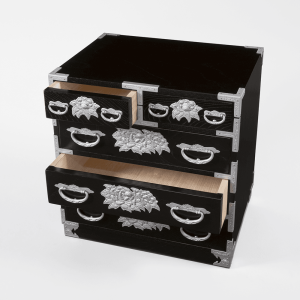Black Metal Chest of Drawers