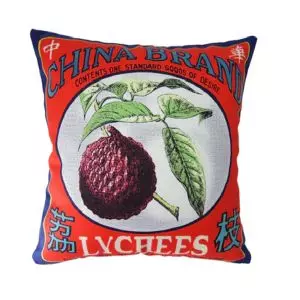 Vintage China Brand Cushion Cover (45x45 cm)