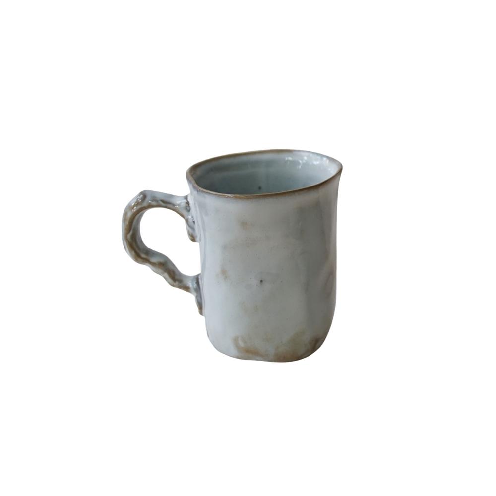 Ceramic Fancy Coffee & Tea Mug Color Black For Wedding Gift Set Of 2 Each  370 Ml